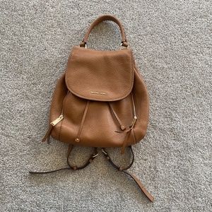 Michael Kors camel leather backpack